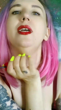 Lady Angela Zamknij Waping Usta Fetysz