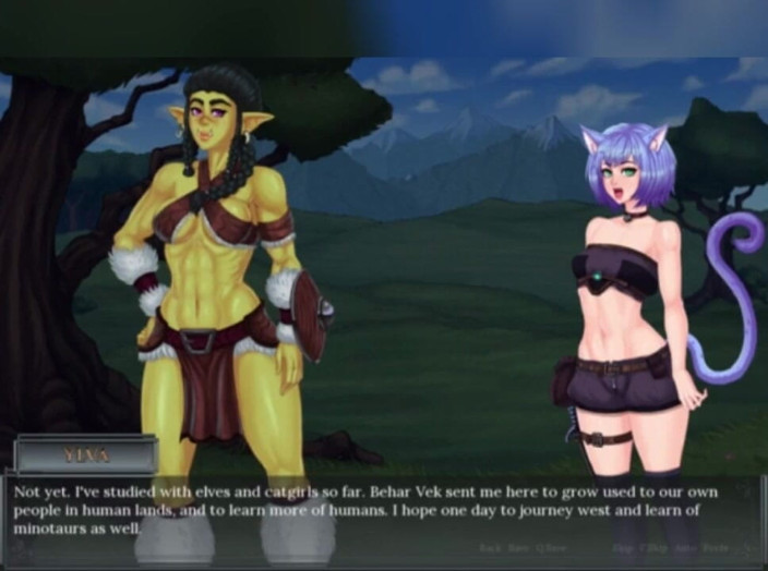 3DXXXTEEN2 Cartoon: Sabia enjoys a threesome. 3D porn cartoon sex