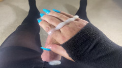 Jenna Jerkin: Lízání velké nálože spermatu z mých prstů