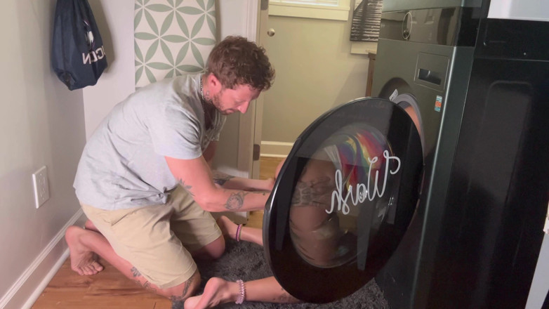 Nali Marie: Oh No! Whore Got Stuck in the Dryer Bwc Blowjob...