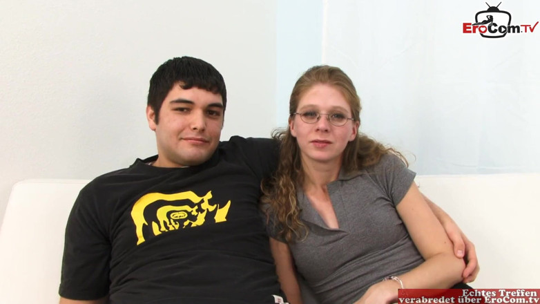 EroCom: Skinny wife with glasses and tiny tits enjoy the BBC