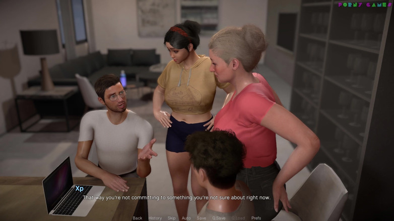 Porny Games: Дружня домогосподарка з білою піною - маючи свій перший раз з мачухою 8
