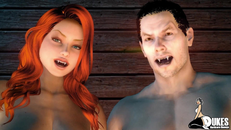 Dukes Hardcore Honeys: An old sexy vampire and a big booty white MILF...