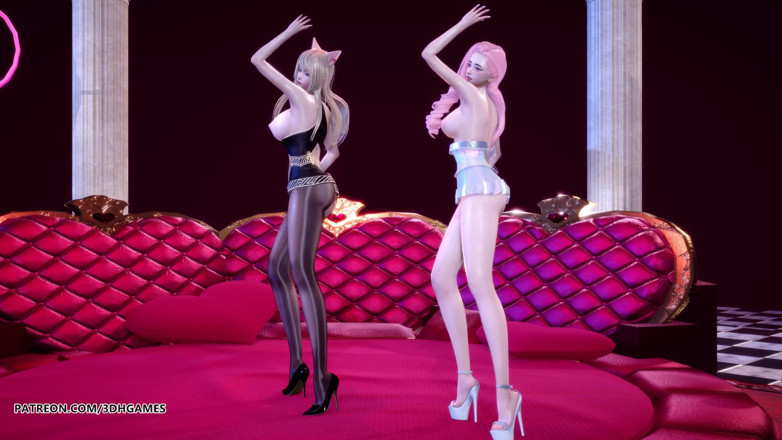 3D-Hentai Games: [MMD] Chaness - SeSeSe Sexy Quente Striptease Ahri Seraphine League of...