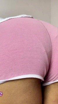 BBW Bubbly Farts in Pink Shorts