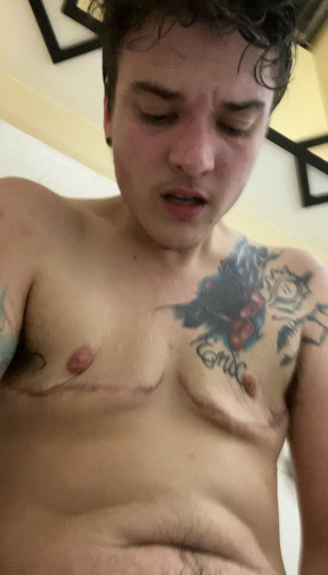 Ftm Shower Orgasm (Baby dick production)