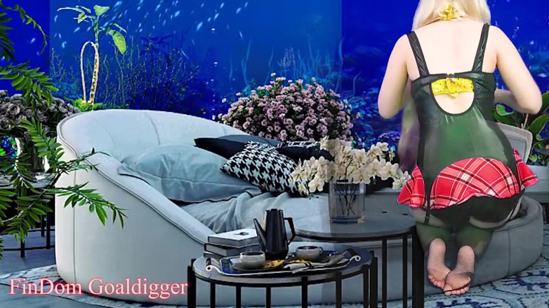 FinDom Goaldigger: Kadın kılıklı sürtük dersi