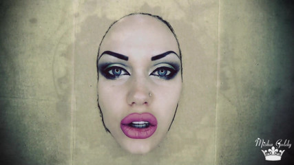 Goddess Misha Goldy: Ejaculează-ți zeița întunecată de pe perete cu instrucțiuni de masturbare