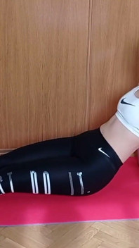 Sesiune de pantaloni de yoga și mănuși din latex în fetișul meu cu pizdă