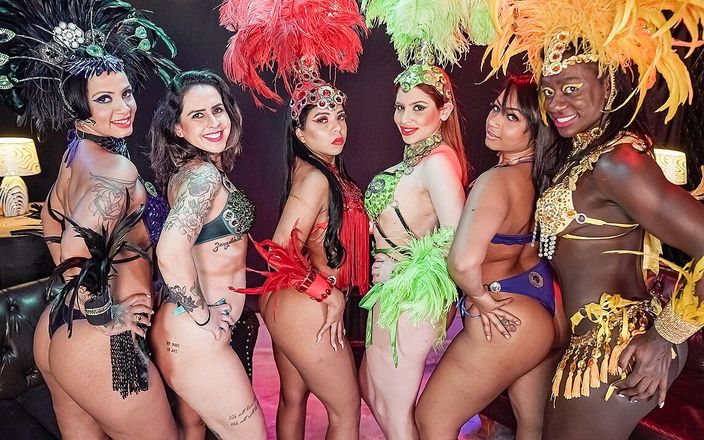 My Bang Van: Vero sesso di gruppo di carnevale samba party