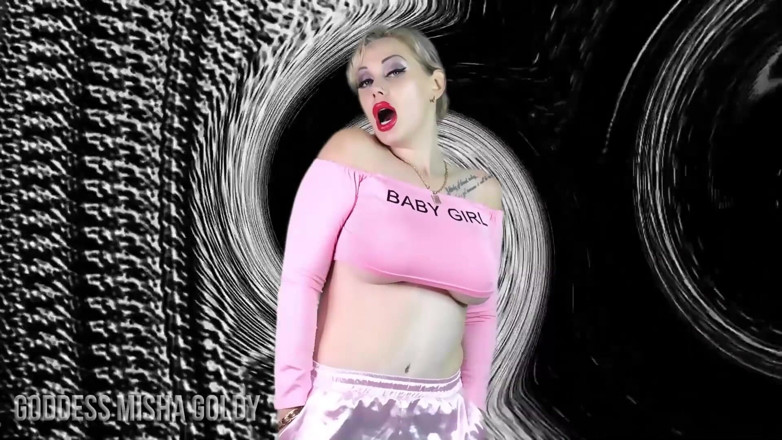 Goddess Misha Goldy: A dumb idiot like you will do everything I order!...