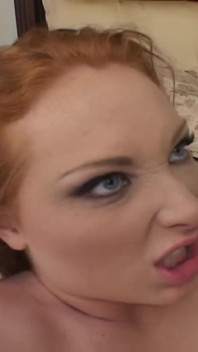 Vixen Vogel: Redhead, Young, Fucked by Two Big Cocks