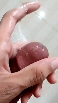 Pre Cum as Lubricant to Masturbate