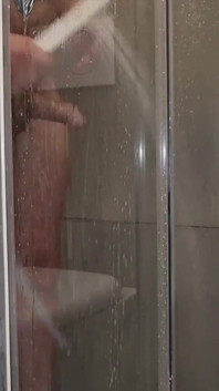 Vacation Adventure - I Let You Watch Me Jerk Off In The Shower With My Huge Hard Cock