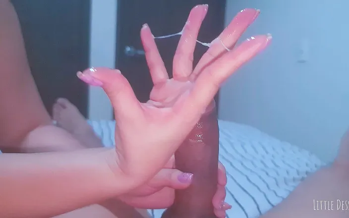 Little Dessert: Nerdy College Roommates Explore Porn Stars Techniques: Handjob and Prostate...