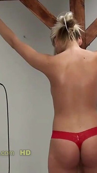 Jessie Spanking Machine - Bare Back Whipping
