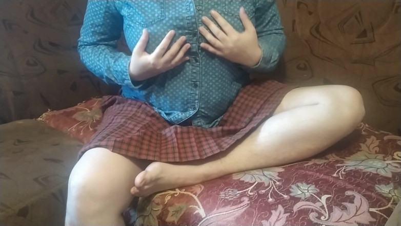 Milky Mari: Breeding a teen college girl on a old sofa! - Milky...