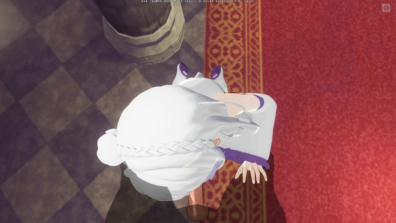 H3DC: 3d hentai pOV emilia blowjob