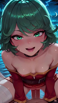Tatsumaki atmosférické jemné kouření v lese, anální sex onepunchman