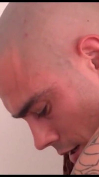 Tattooed young sexy couple pussy fucking cum in mouth
