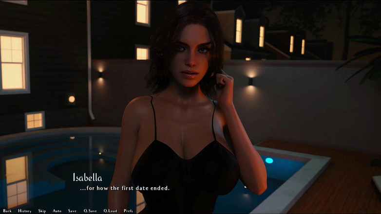 LoveSkySan69Real: Essere un dik 0.8.1 parte 250 Cena con Isabella di Loveskysan69