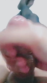 Asmr, POV - Asian College Girl Ladyboy Strokes Her Tiny Cock and Cums Twice