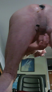 Frumoasă sesiune live cu unghi mic cu vedere cu spermă