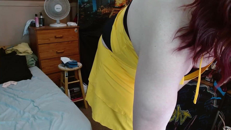 CosmicJones88: Sissy Bitch Teases shaking its fat ass and playing with...