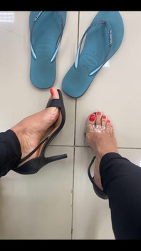 New Red Pedicure