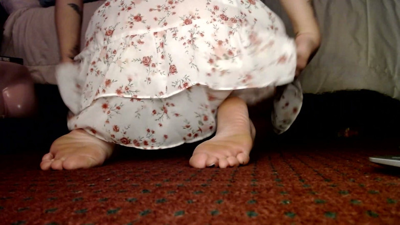 Abby Anna: Rückenansicht, muschi spreizen, klaffendes necken