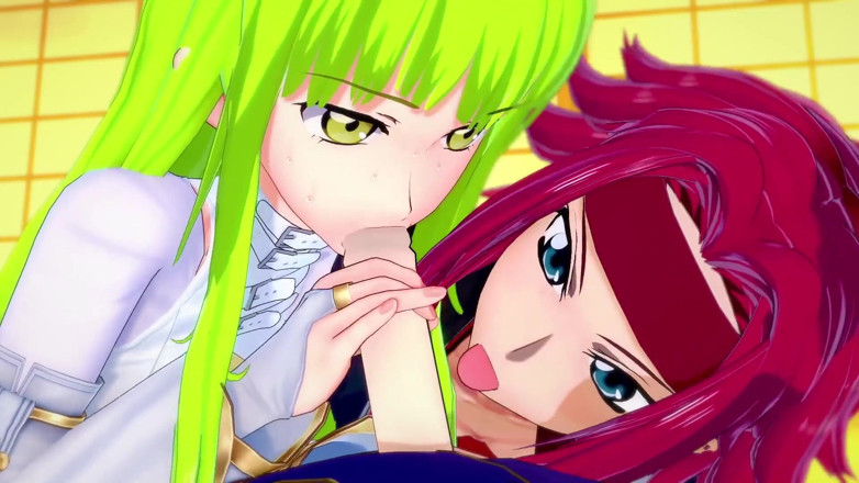 Wraith ward: CC aur kallen ne Lelouch ke saath masti ki: Code...