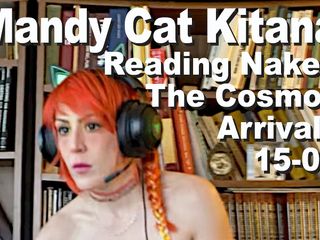 Cosmos naked readers: Mandy Cat Kitana lectură goală Cosmos sosiri 15-02
