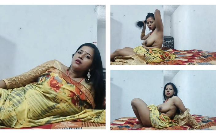Lovely95: Stagione 345. Bhabhi indossa sari e scopa con il fidanzato
