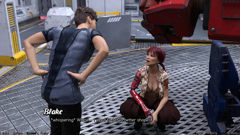 Dirty GamesXxX: ติดค้างในอวกาศ: หุ่นยนต์ยักษ์ ตอนที่ 19
