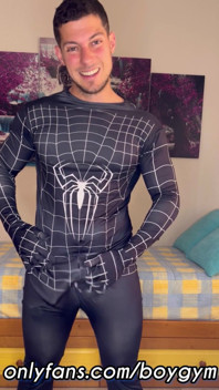 Spiderman Soft Cock to Big Cock Suprise