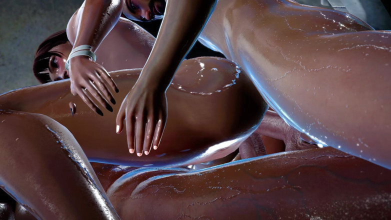 ExplicitXXX3D: Intense orgie hete slet kont vernietigd in harde ruige seks