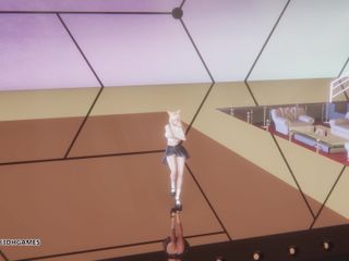 3D-Hentai Games: [mmd] Xg - espectáculo de títeres Ahri Akali, sexy liga de...