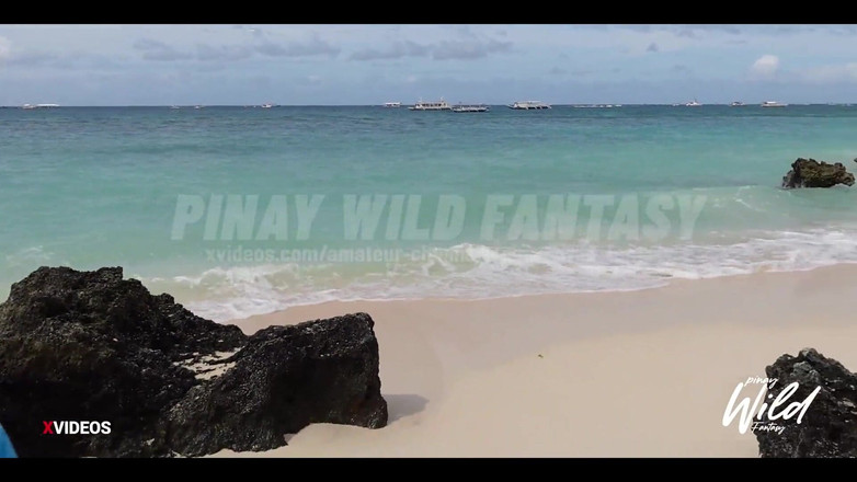PinayWildHotCouple: Viral Pinay Big Bouncing Boobs at the Beach