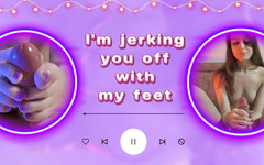 Melissa_xxs_pie: Tento šťasťák dostal od mě skvělý footjob / Toejob