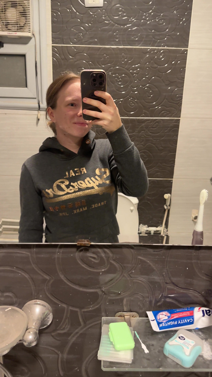 SweetLucy96: Hot Striptease in the Bathroom