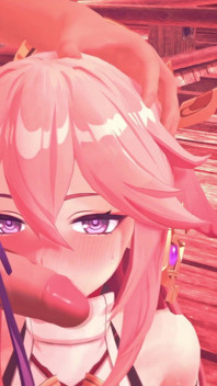 Genshin Impact - Raiden Shogun & Yae Miko Group Sex - 3D Hentai Animations