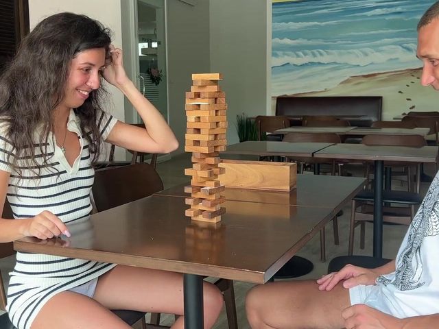 Girlfriend Lost Her Anal in a Jenga Game and Was Fucked Hard in the Ass (Dis Diger)