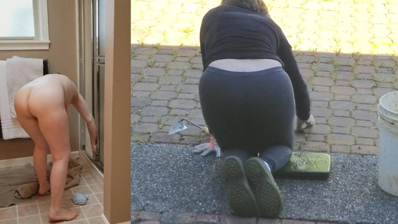 MarieRocks: Curvalicious GILF works her sexy ass off