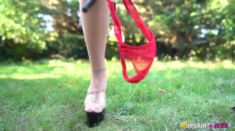 SkirtJerk: Wanking Neighbor JOI