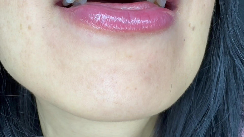 Asmr_mouth: Відео від першої особи, крихітна: велетень хоче тебе в рот