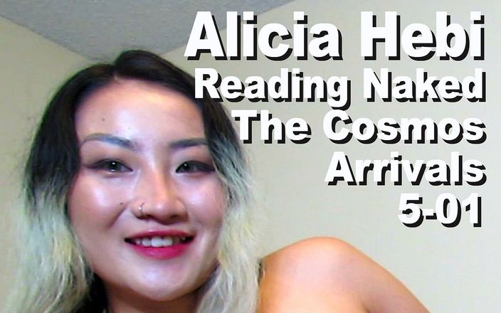 Cosmos naked readers: Alicia Hebi leyendo desnuda Las llegadas del cosmos PXPC1051