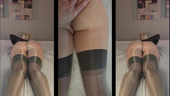 Serene Siren: Дражнить тебе в моїх блискучих нейлонах і підборах. Повне відео про //serenesiren