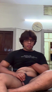 Horny Desi Twink Bitch Loses Control at Home
