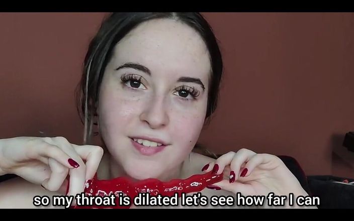 RavenHearth666VIP: Trening mojego gardła z kneblem i burp wychodzi