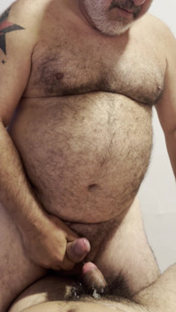 Mature Bear Cumming